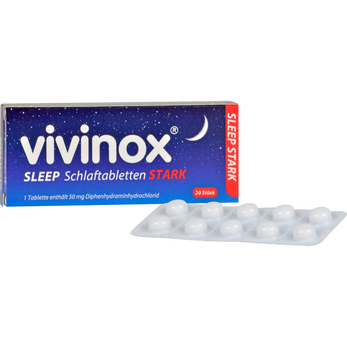 vivinox sleep stark Schlaftabletten, 20 pcs. Tablets