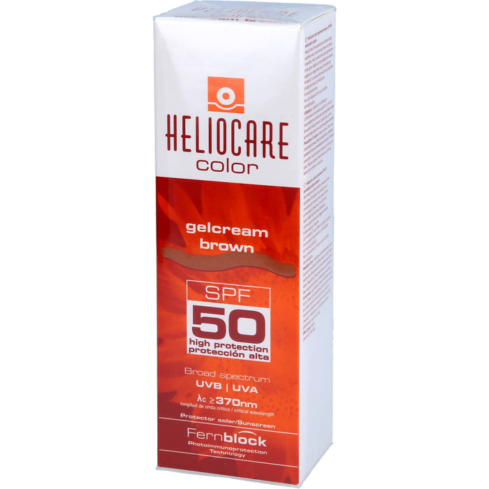 HELIOCARE Color Gelcream brown SPF 50 getönter Sonnenschutz, 50 ml Creme