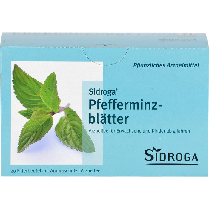 Sidroga Pfefferminzblätter Arzneitee, 20 pc Sac filtrant