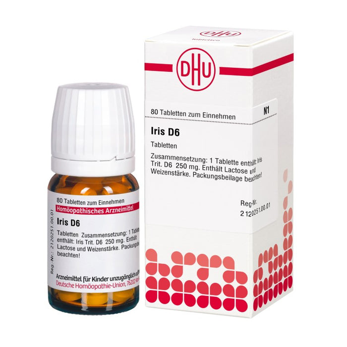 DHU Iris D6 Tabletten, 80 St. Tabletten