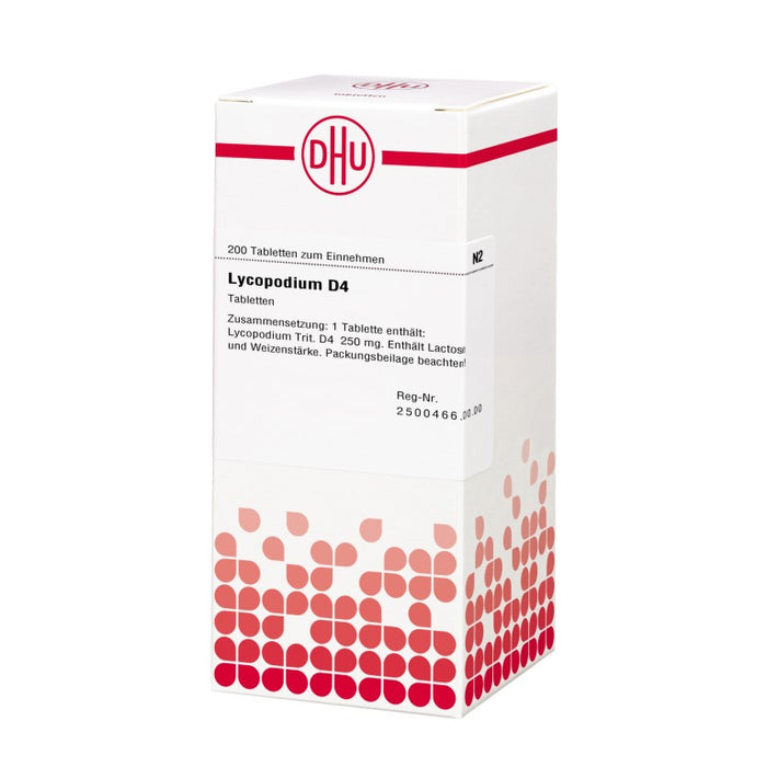 DHU Lycopodium D4 Tabletten, 200 St. Tabletten