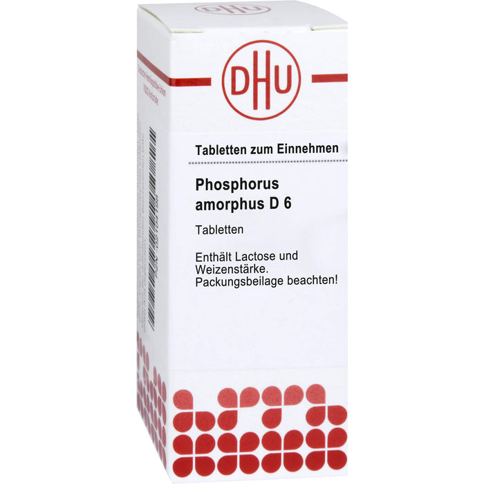 Phosphorus amorphus D6 DHU Tabletten, 80 St. Tabletten