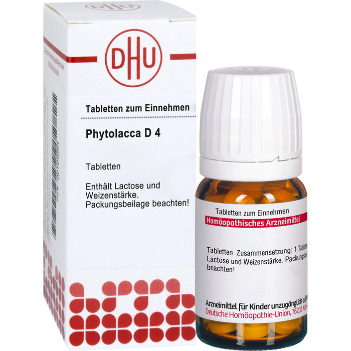 DHU Phytolacca D4 Tabletten, 80 pc Tablettes