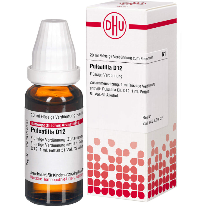 DHU Pulsatilla D12 Dilution, 20 ml Lösung