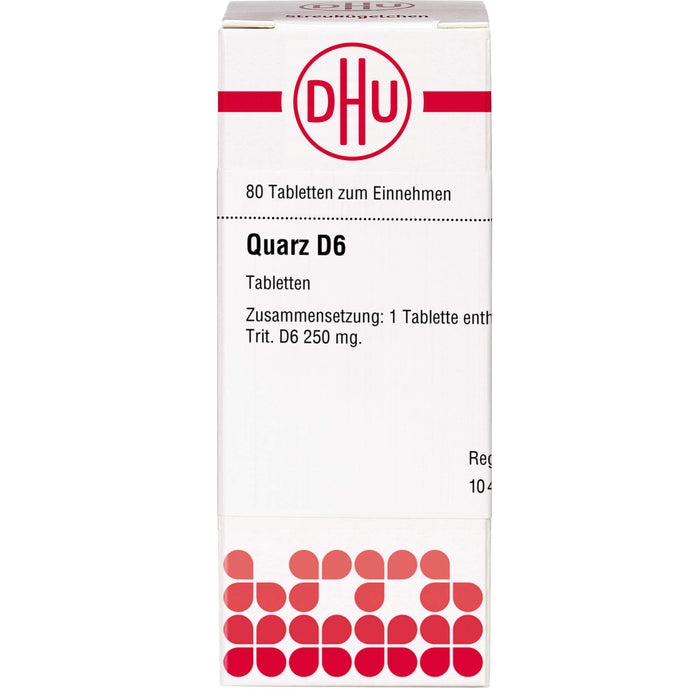 DHU Quarz D6 Tabletten, 80 pc Tablettes