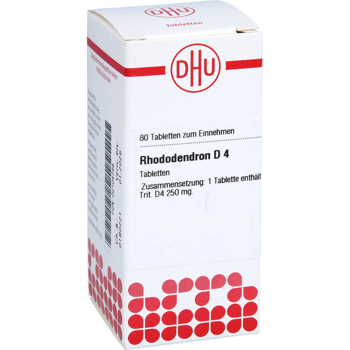 Rhododendron D4 DHU Tabletten, 80 St. Tabletten