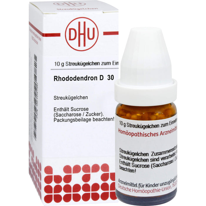 DHU Rhododendron D30 Streukügelchen, 10 g Globules