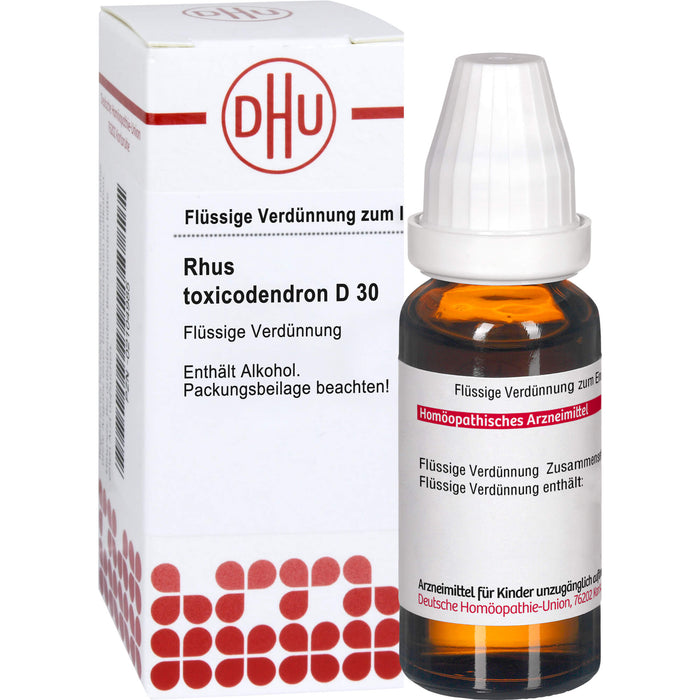 DHU Rhus toxicodendron D30 Dilution, 20 ml Lösung