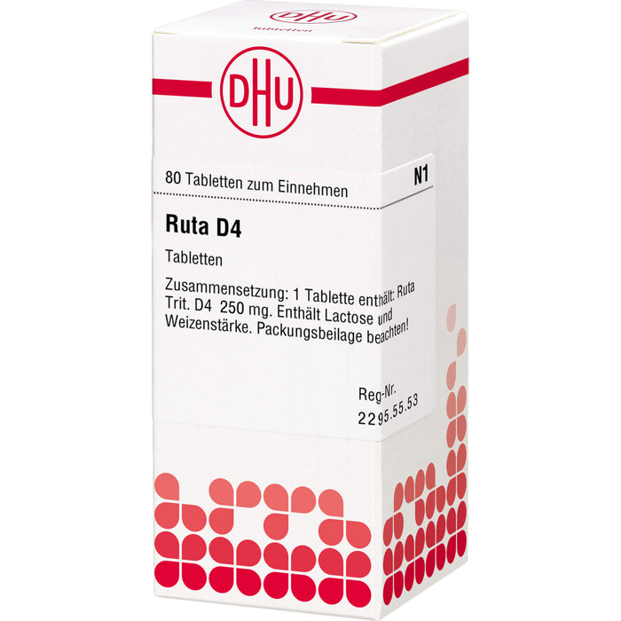 DHU Ruta D4 Tabletten, 80 pc Tablettes