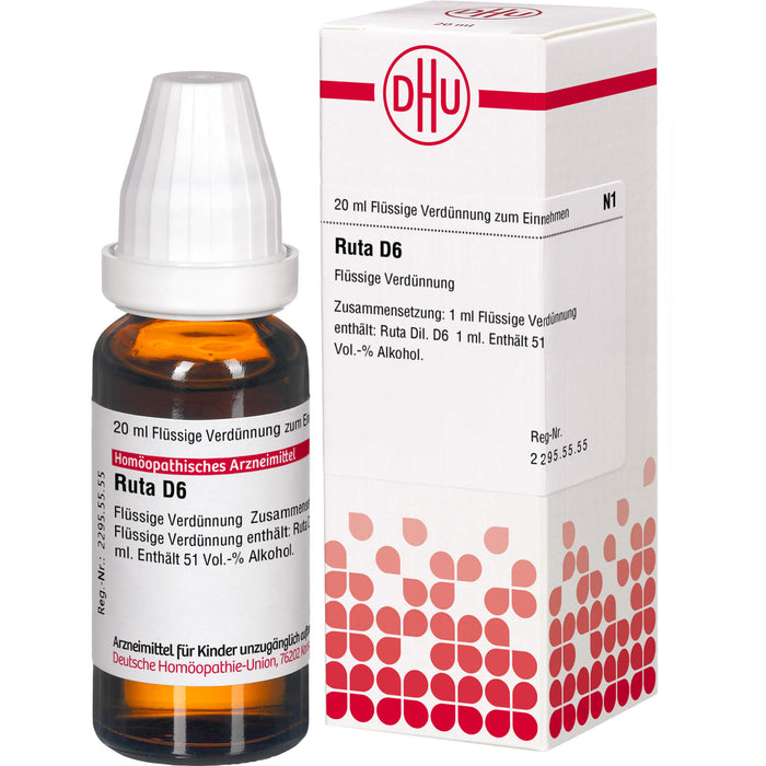 DHU Ruta D6 Dilution, 20 ml Lösung