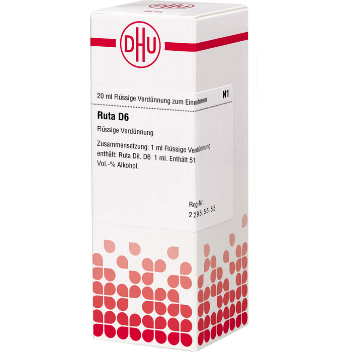 DHU Ruta D6 Dilution, 20 ml Lösung