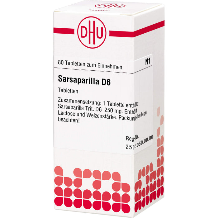 DHU Sarsaparilla D6 Tabletten, 80 pcs. Tablets