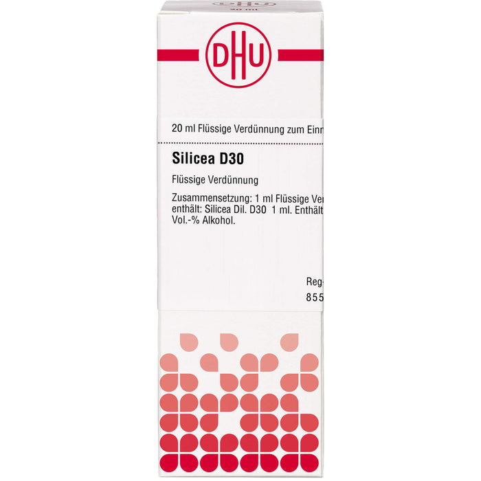 DHU Silicea D30 Dilution, 20 ml Lösung