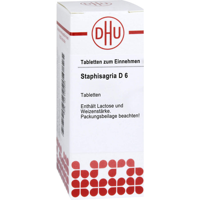 DHU Staphisagria D6 Tabletten, 80 St. Tabletten