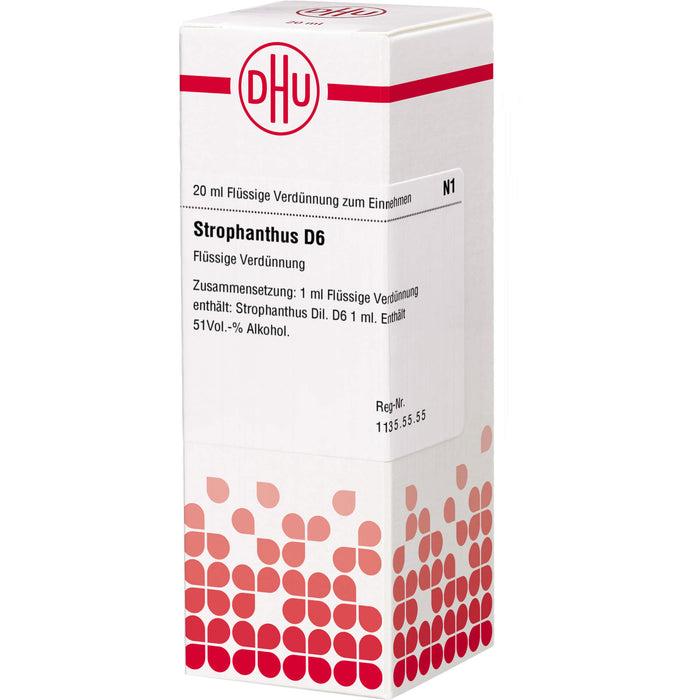 Strophanthus D6 DHU Dilution, 20 ml Lösung