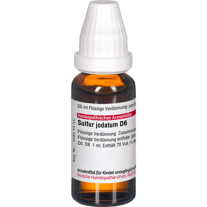 Sulfur jodatum D6 DHU Dilution, 20 ml Lösung