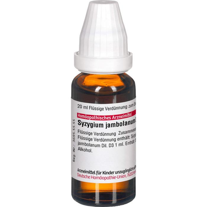 Syzygium jambolanum D3 DHU Dilution, 20 ml Lösung