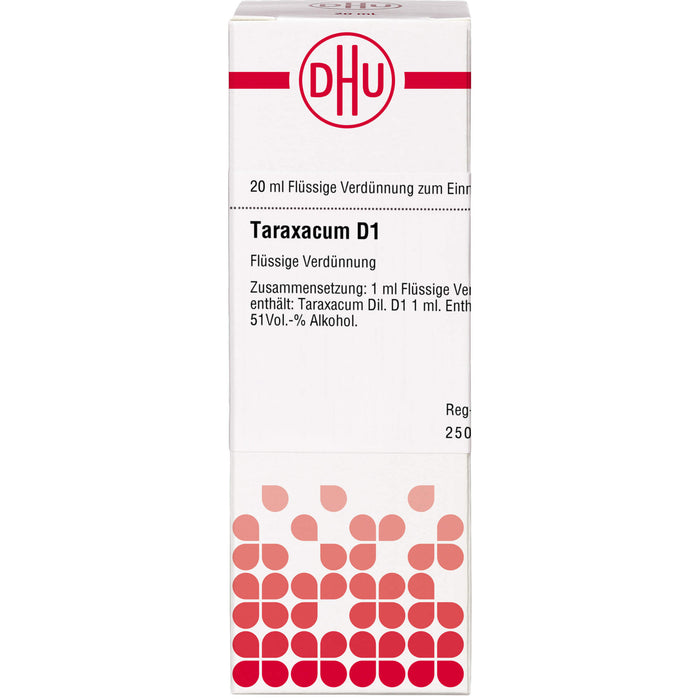 DHU Taraxacum D1 Dilution, 20 ml Lösung