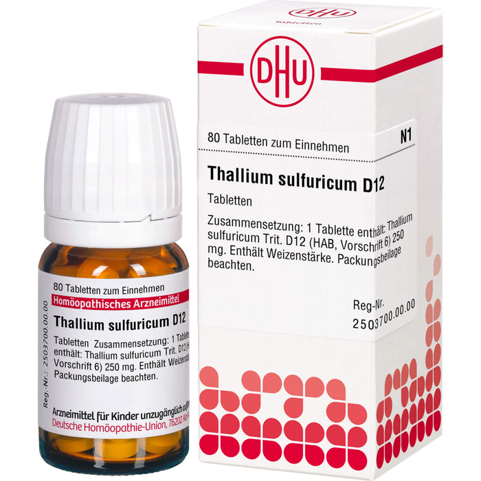 DHU Thallium sulfuricum D12 Tabletten, 80 St. Tabletten