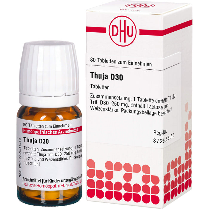 DHU Thuja D30 Tabletten, 80 St. Tabletten