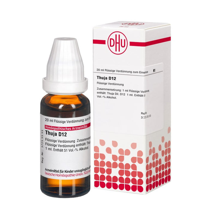 DHU Thuja D12 Dilution, 20 ml Lösung