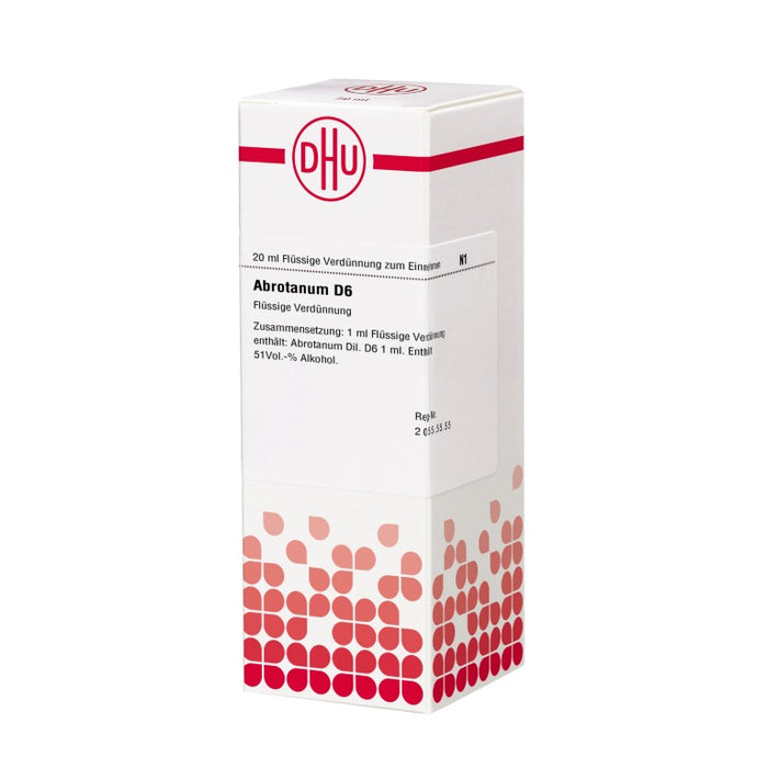 DHU Abrotanum D6 Dilution, 20 ml Lösung