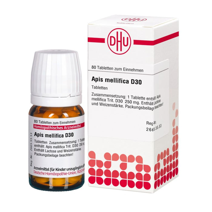 Apis mellifica D30 DHU Tabletten, 80 St. Tabletten