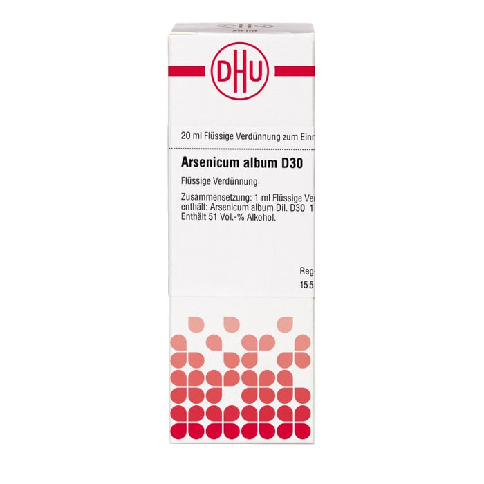 DHU Arsenicum album D30 Dilution, 20 ml Lösung