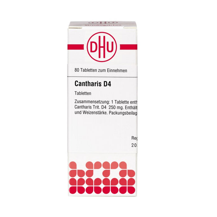 DHU Cantharis D4 Tabletten, 80 pc Tablettes