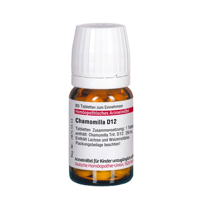 DHU Chamomilla D12 Tabletten, 80 pcs. Tablets