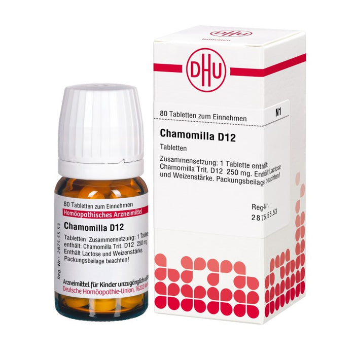 DHU Chamomilla D12 Tabletten, 80 pcs. Tablets