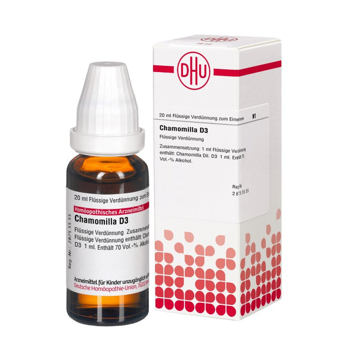 DHU Chamomilla D3 Dilution, 20 ml Lösung