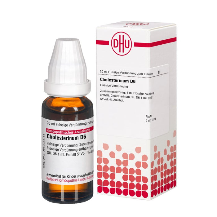 Cholesterinum D6 DHU Dilution, 20 ml Lösung