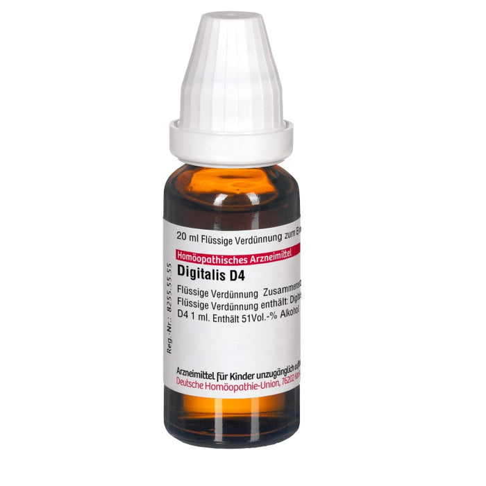 Digitalis D4 DHU Dilution, 20 ml Lösung