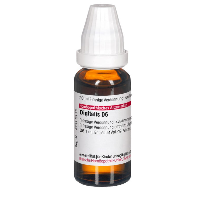 DHU Digitalis D6 Dilution, 20 ml Lösung