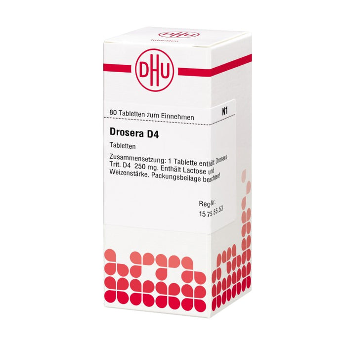 DHU Drosera D4 Tabletten, 80 pcs. Tablets