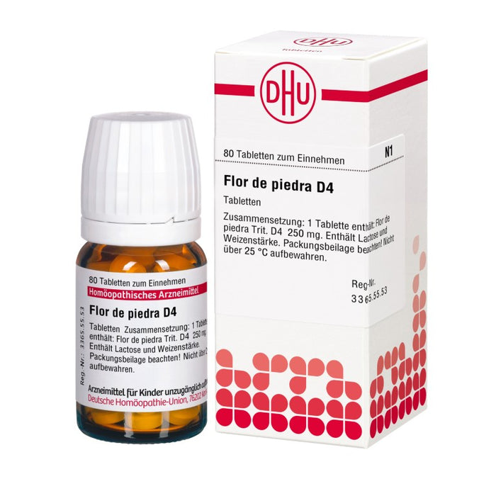 DHU Flor de Piedra D4 Tabletten, 80 pc Tablettes