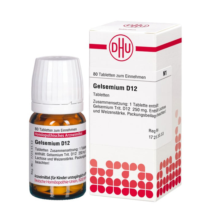 DHU Gelsemium D12 Tabletten, 80 St. Tabletten