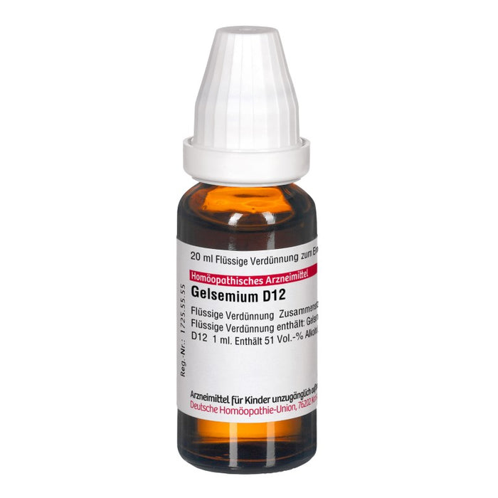 DHU Gelsemium D12 Dilution, 20 ml Lösung