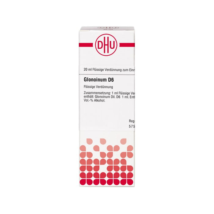 Glonoinum D6 DHU Dilution, 20 ml Lösung