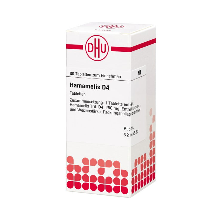 DHU Hamamelis D 4 Tabletten, 80 pcs. Tablets