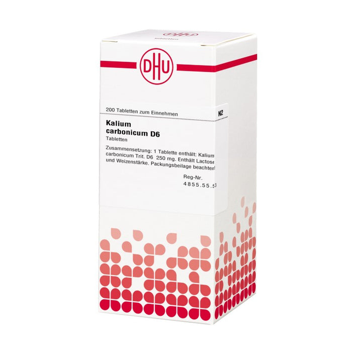 DHU Kalium carbonicum D6 Tabletten, 200 St. Tabletten