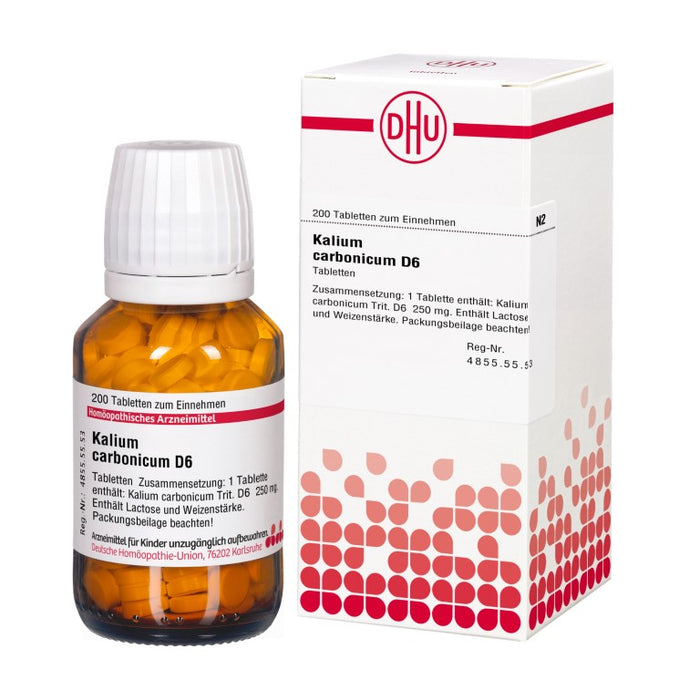 DHU Kalium carbonicum D6 Tabletten, 200 St. Tabletten