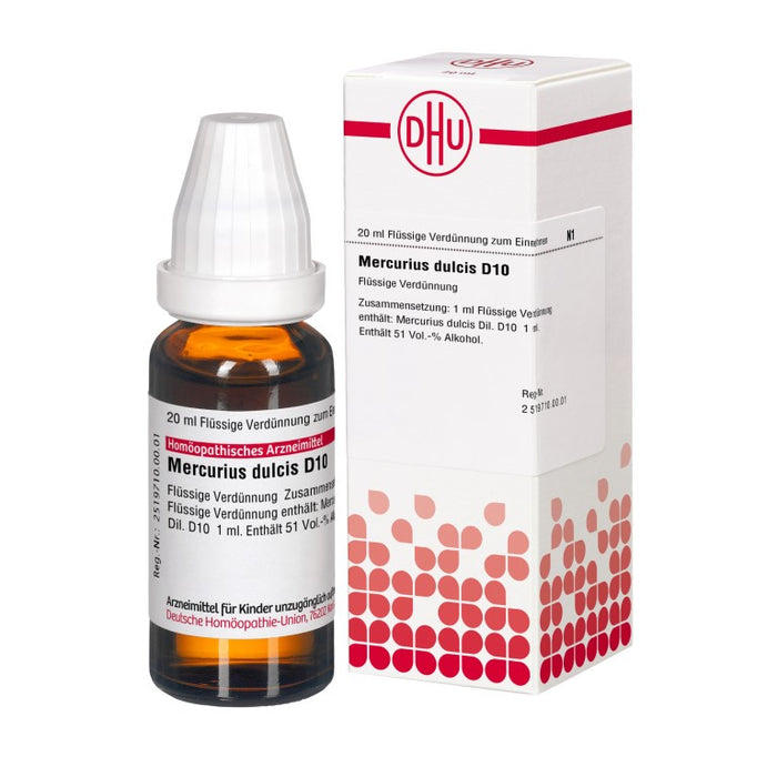 DHU Mercurius dulcis D10 Dilution, 20 ml Lösung