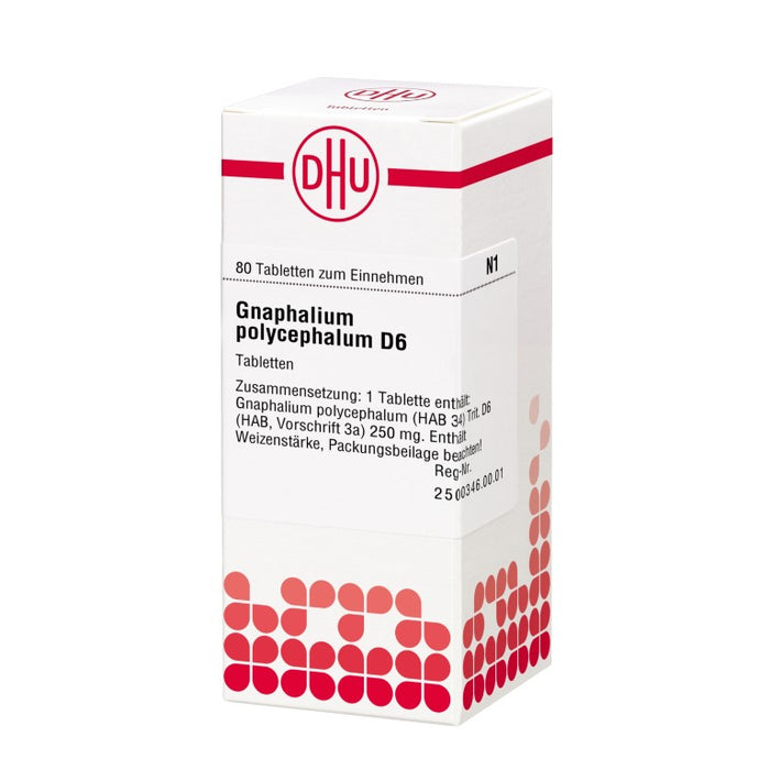 DHU Gnaphalium polycephalum D6 Tabletten, 80 St. Tabletten