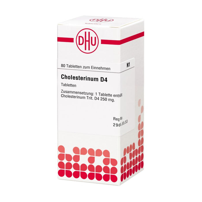 DHU Cholesterinum D4 Tabletten, 80 pcs. Tablets