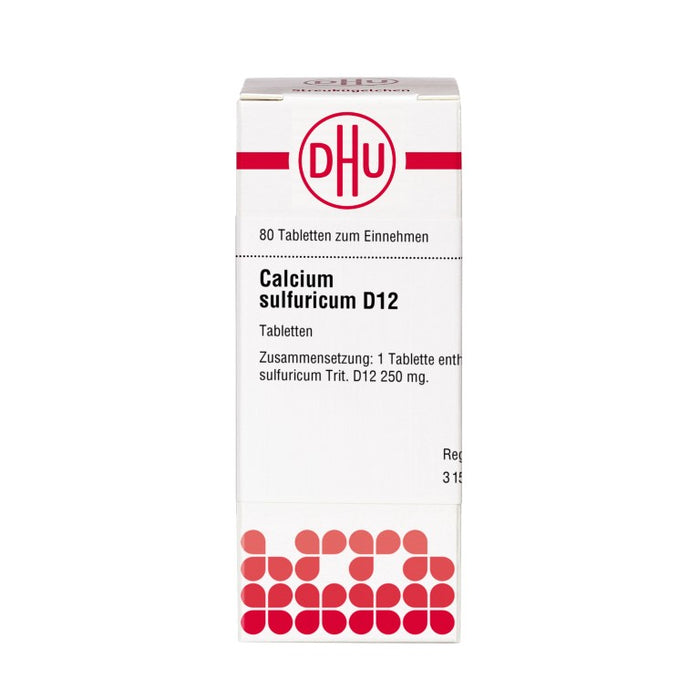 Calcium sulfuricum D12 DHU Tabletten, 80 St. Tabletten