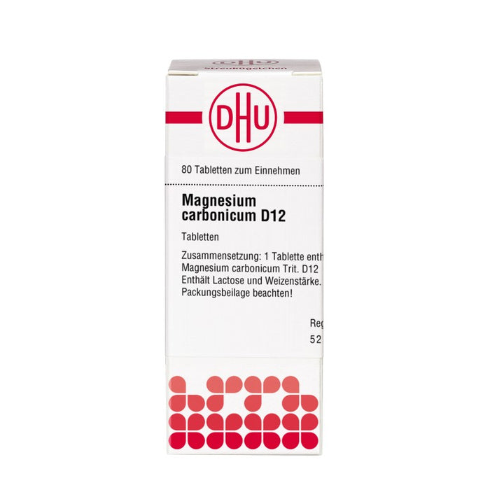 DHU Magnesium carbonicum D12 Tabletten, 80 pc Tablettes