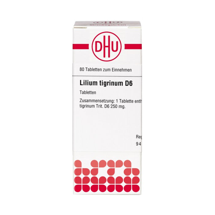 DHU Lilium tigrinum D6 Tabletten, 80 pc Tablettes