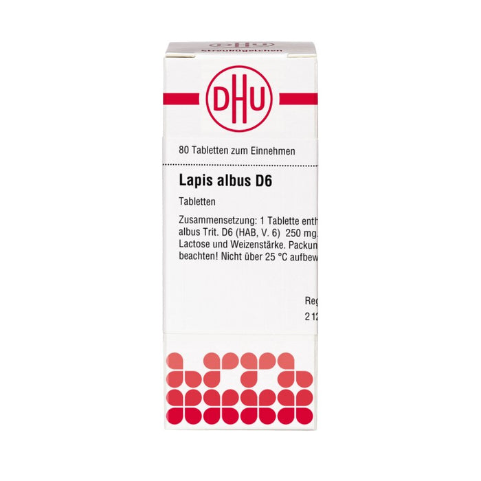 DHU Lapis albus D 6 Tabletten, 80 pcs. Tablets